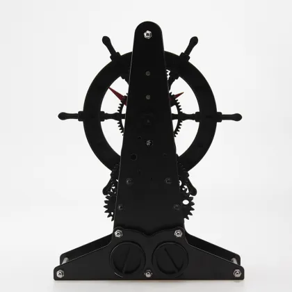 Mktime Metal Rudder Gear Desk Clock