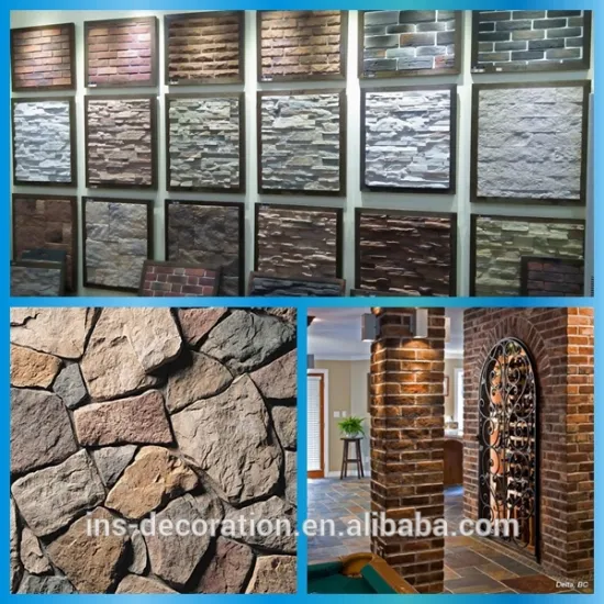 High quality waterproof decorative artificial stone