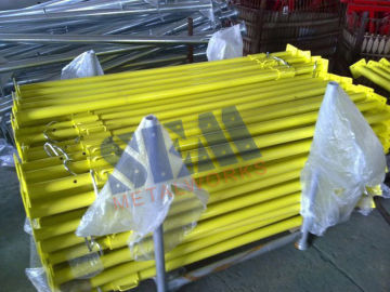 American Type Scaffold Props With Yellow Light Duty Scaffolding