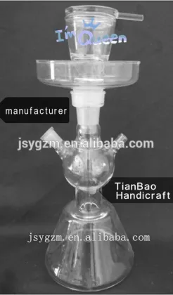 popular wholesale glass shisha hookahs