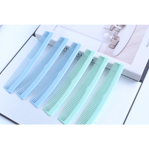 Blue hotel bathroom disposable plastic hair combs