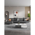 Sofá de esquina elegante moderno con diseño elegante de piernas