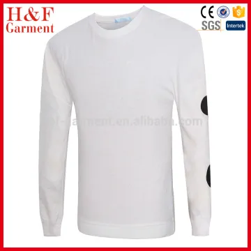 2016 newest design cheap o-neck plain long sleeve t shirt for man