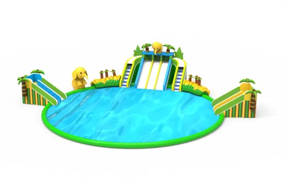 Moonwalk Commercial 50ft adult size inflatable water slide moon bounce inflatable with water slide
