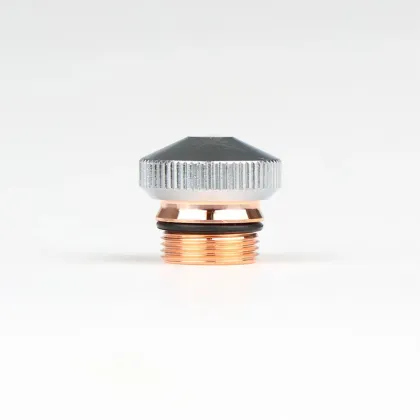 Chrome-Plated DNE D15 D17 Laser Cutting Nozzle