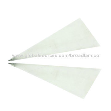 Silicone pastry bag with nozzle