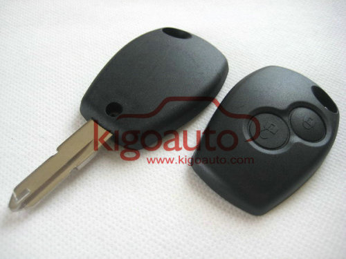 Replacement key shell NE72 key blade 2button key blank for Renault