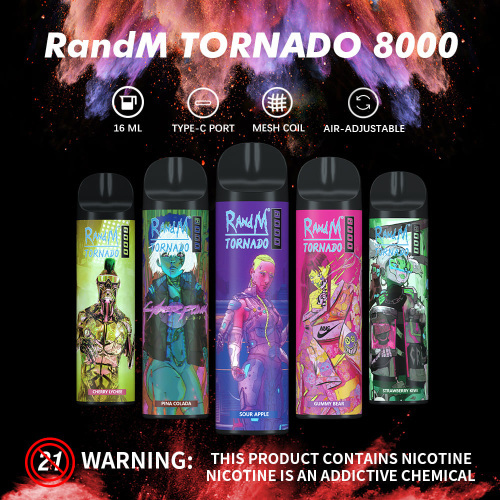 Randm Tornado 8000 Puffs Wholesale OEM Vape