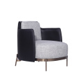 Fauteuil de tissu de ruban Minotti moderne