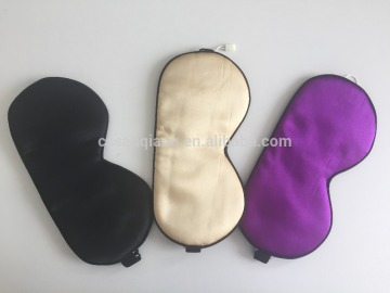 Colorful customized Eco-friendly Natural Silk Sleep Mask Sleeping Eye Mask With Pouch Bag