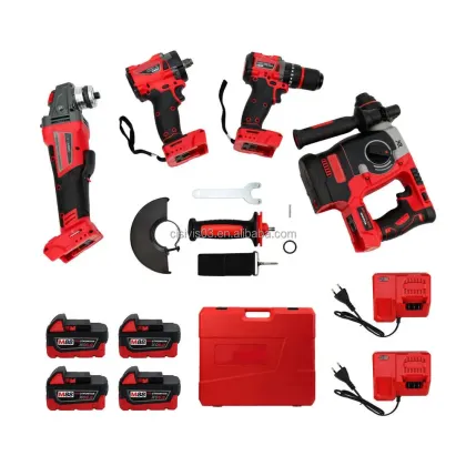 Milwaukee 4-Piece 18V Battery-Powered Tool Combo Kit