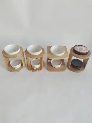 Wooden Holder Aromatherapy Diffuser With Essential Oil