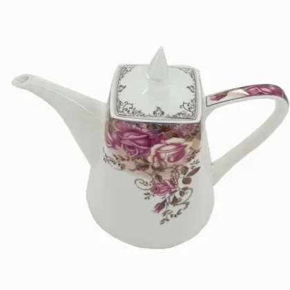 Handmade ceramic teapot classic