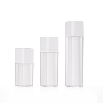 Bezpłatna próbka 30 ml 50 ml kwadratowa butelka pompowa powietrza