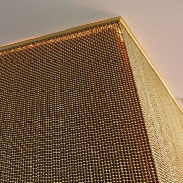 Hanging Metal Beaded Hotel Window Curtains" could be shortened and optimized for a search engine as:

"Metal Beaded Curtains for Hotel Windows