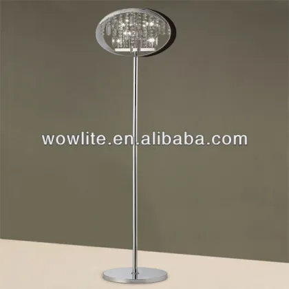 modern crstal wrought iron floor lamp L1161-6