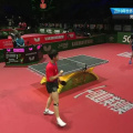 Lantai sukan pingpong dalaman dengan ITTF