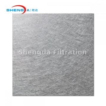 Material de filtro de fibra de metal sinterizado