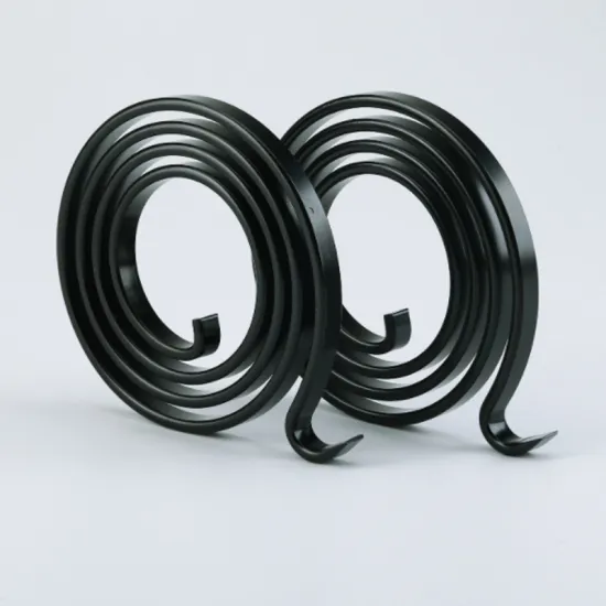 Retractable cable spiral coil rewind scroll power spring