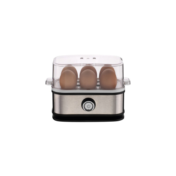 Hot Sale Stainless Steel Mini Egg Cooker Boiler Steamer for 6 Eggs