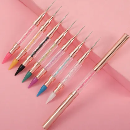 Hot Sale Nail Rhinestone Picker Pen & DIY Wax Dotting Tools Supplier for Salons