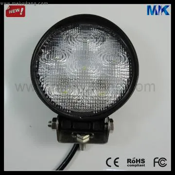 18w round led headlights for cars, 12v led work light