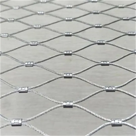 Stainless steel wire rope cable mesh fencing ss rope decorative wire mesh