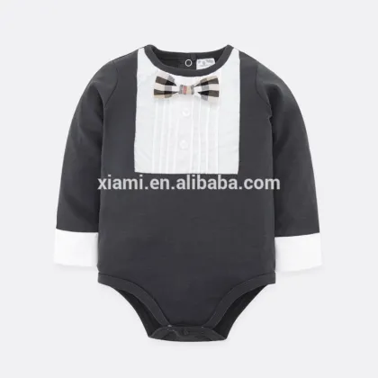 hot sale 100%cotton handsome bow tie baby products