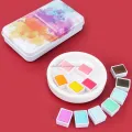 Ensemble de coffret à étain aquarelle de 12 couleurs Candy Solid