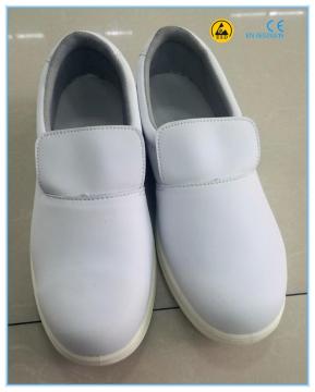 good quality white color microfiber leather upper PU outsole antistatic safety shoes