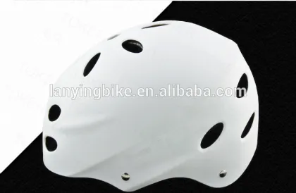 White bicycle helmet