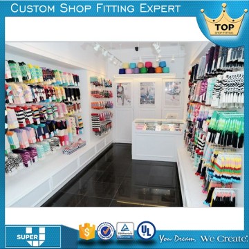 customized brand socks retail display gondola socks POP display fixture