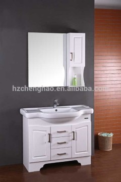 Wholesale Modern Hotel Sale Cheap PVC Bathroom Vanity Cabinet With Mirror