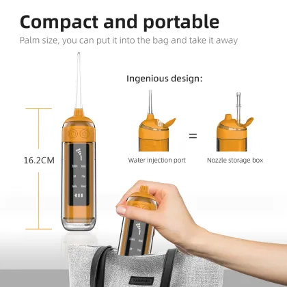 Waterpik IPX7 Waterproof Cordless Dental Oral Irrigator for Teeth Flossing