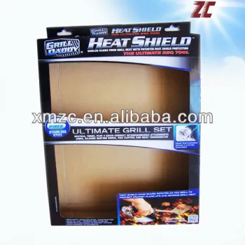 Factory Direct Sale Strong Foldable Corrugated Paper Window Box for Sale for BBQ Tool Set