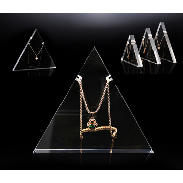 Customized acrylic necklace display stand rack