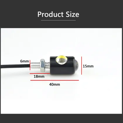 Motorcycle Eagle Eye Lighting Kit: Taillights, Turn Indicators, License Plate, and Reversing Lights with 2LED DRL