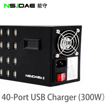 300W 40-poorts USB-oplaadstation