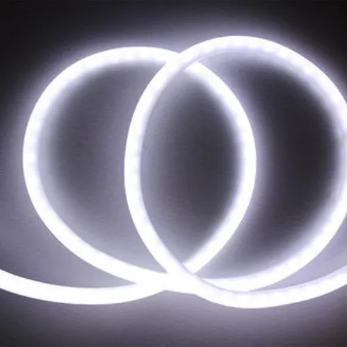 IP65 Round Free Bending Dimmable RGB LED Strip Lights 360 Degree Neon Flex 24V