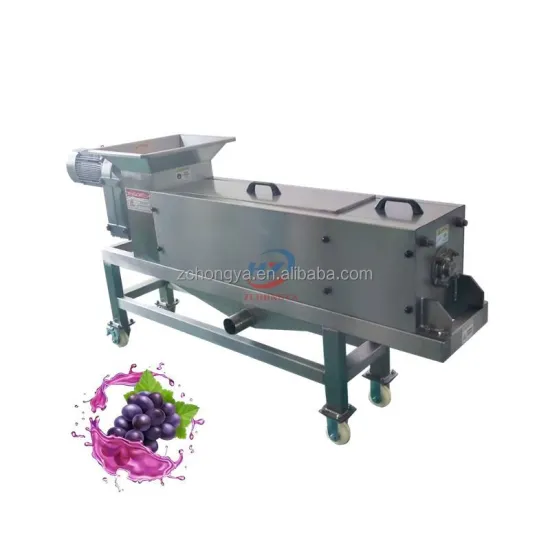Industrial Stainless Steel Spiral Juicer for Fruits and Vegetables with Residue Separation