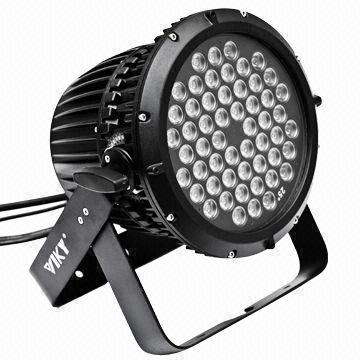 LED PAR Can with Cree 3W, 54pcs RGBW LED, Waterproof IP67, Used in Asian Games 2010