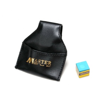Premium Soft Leather Pouch Holder Bag for Billiards, Pool, and Snooker Cue Chalk