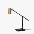 Allesandro Adjustable Metal USB Desk Lamp