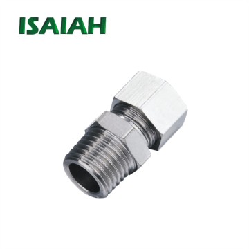 Factory Wholesale High Quality Sleeve Thread Straight Through Compression Fitting