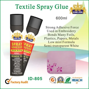Industrial Cleaning Supply , Spray Adhesive , Semi Transparent White