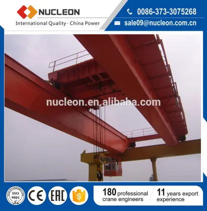 Construction Cranes Nucleon Trolley Lifting Bridge Crane 50t