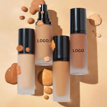 Naturally Look Hydrating Face Foundation - Private Label Vegan Waterproof Liquid Foundation for Women