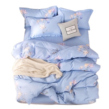 Nantong Home Textiles: 110gsm Microfiber Poly Cotton 4PC Bedsheet and Blanket Cover Set
