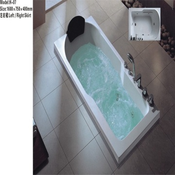 Deepest Standard Size Bathtub Jacuzzi Faucets With Hand Shower