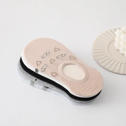 women's Flat invisible socks